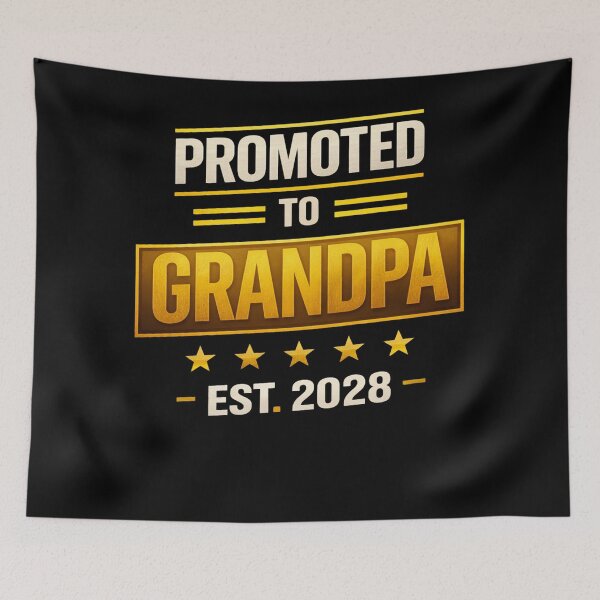 Item preview, Promoted to Grandpa 2028 Shirt – New Grandpa Gift, Pregnancy Announcement - Modern Design Grandpa Tee, First Time Grandpa Shirt designed and sold by TKOprintdesigns.