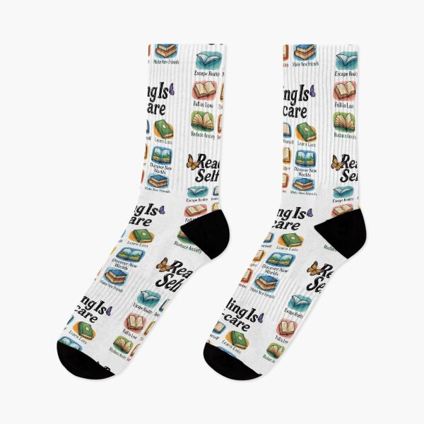 Item preview, Reading Is Self Care Cozy Book Lover Quote designed and sold by CleanDecor.