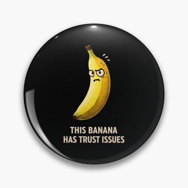 Item preview, This Banana Has Trust Issues Funny Absurd Food Design designed and sold by Tropivaro.