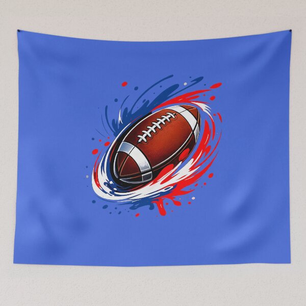 Item preview, American Football Paint Splash designed and sold by Text2tee.