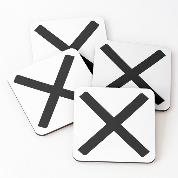 Item preview, Big Black X Cross Mark Bold Minimalist Streetwear designed and sold by Cat-butt-shirts.