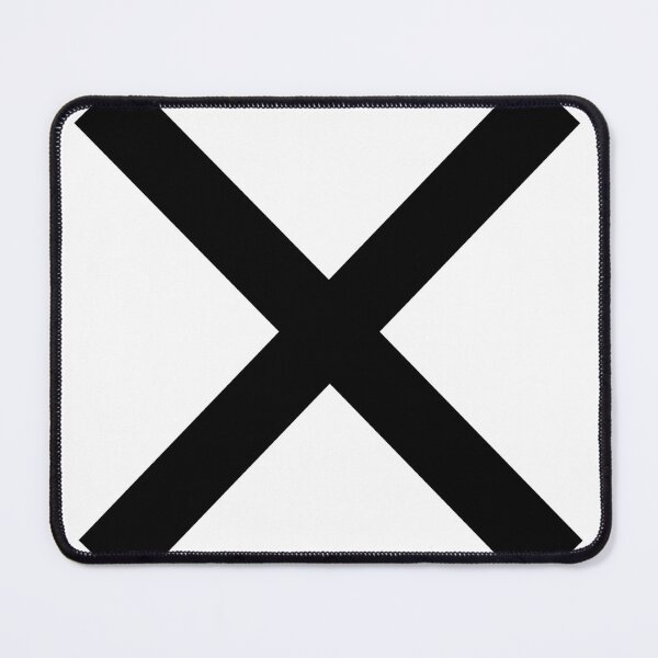 Item preview, Big Black X Cross Mark Bold Minimalist Streetwear designed and sold by Cat-butt-shirts.