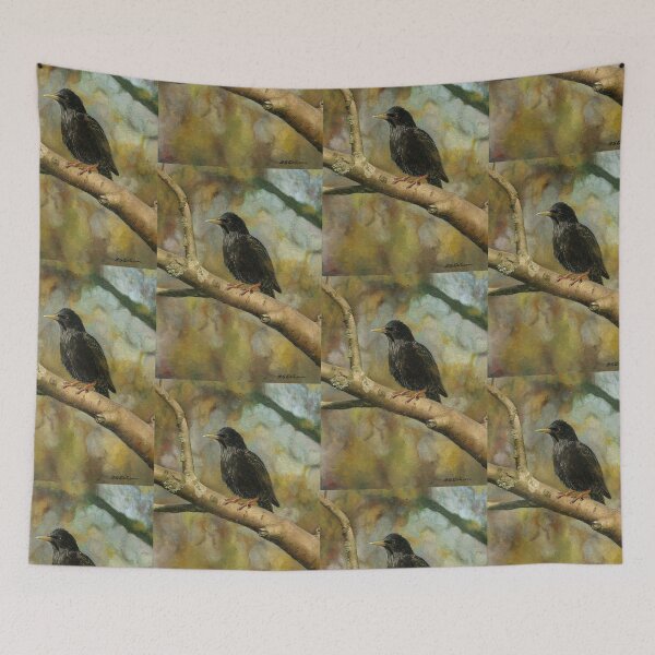 Item preview, Starling on a Tree designed and sold by ISEriksonartist.
