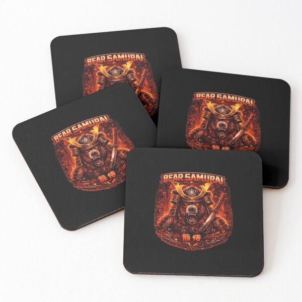 Item preview, Bear Samurai – Fiery Warrior T-Shirt designed and sold by NaraGco.