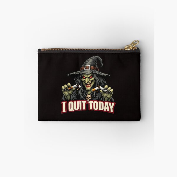 Item preview, I Quit Smoking Today – Funny Scary Witch Anti Smoking Design designed and sold by Tadeusz1.