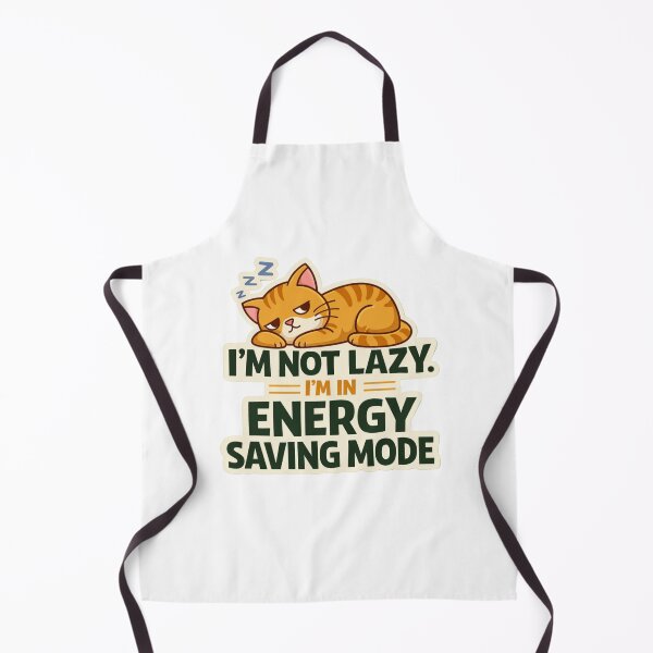 Item preview, Funny Cat Design – I’m Not Lazy I’m In Energy Saving Mode Graphic designed and sold by ZEVARO.