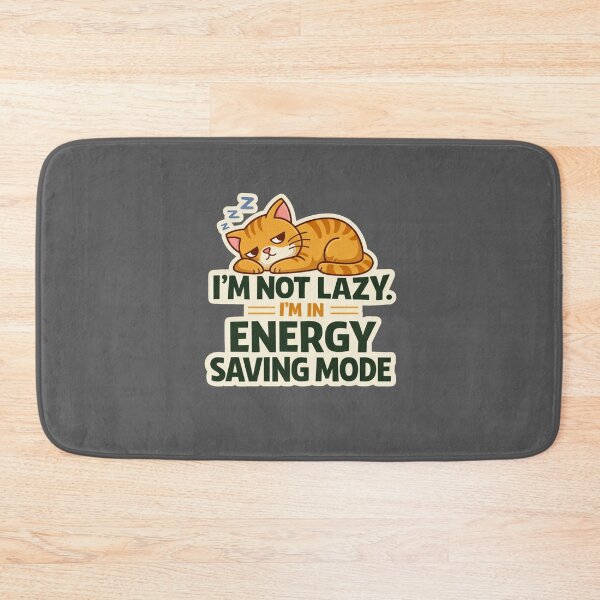 Item preview, Funny Cat Design – I’m Not Lazy I’m In Energy Saving Mode Graphic designed and sold by ZEVARO.