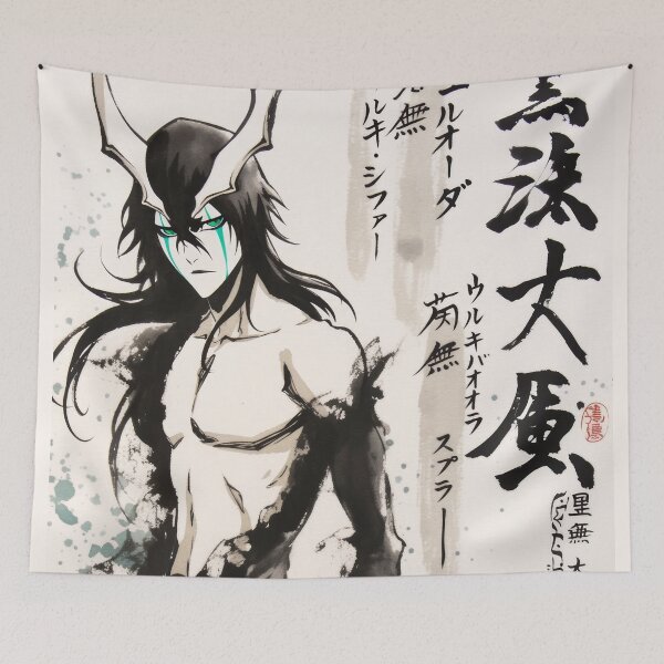 Item preview, Ulquiorra Chad Energy Sumi-e  designed and sold by AnimeArsenalPrints.