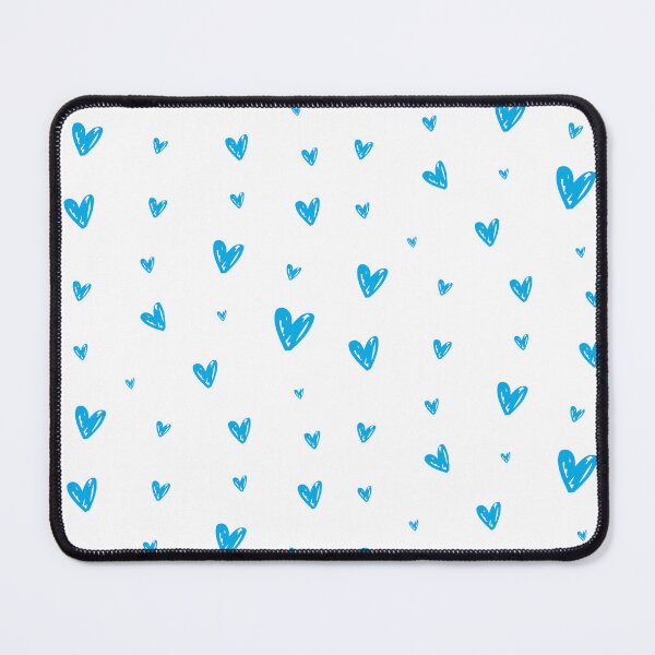 Item preview, Vivid Cerulean Blue Aesthetic Hand Drawn Mini Hearts Pack designed and sold by Aesthetic Crew.