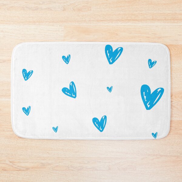 Item preview, Vivid Cerulean Blue Aesthetic Hand Drawn Mini Hearts Pack designed and sold by Aesthetic Crew.