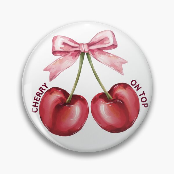 Item preview, Cherry on Top Aesthetic Design – Cute Fruit Illustration, Sweet Minimal Graphic Tee designed and sold by rosesandrose.