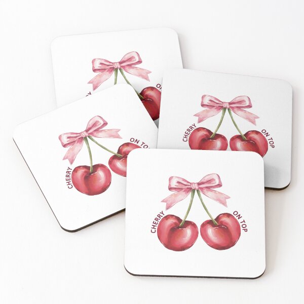 Item preview, Cherry on Top Aesthetic Design – Cute Fruit Illustration, Sweet Minimal Graphic Tee designed and sold by rosesandrose.