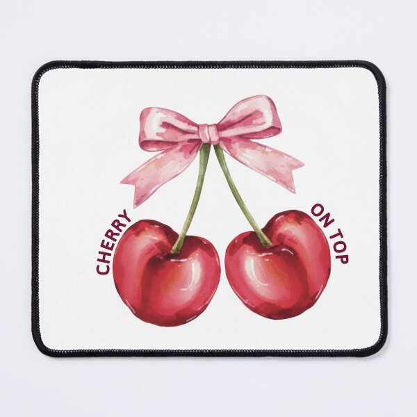 Item preview, Cherry on Top Aesthetic Design – Cute Fruit Illustration, Sweet Minimal Graphic Tee designed and sold by rosesandrose.