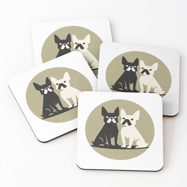 Item preview, Dual Harmony – Geometric Dog Art designed and sold by ForeverPrintsOK.