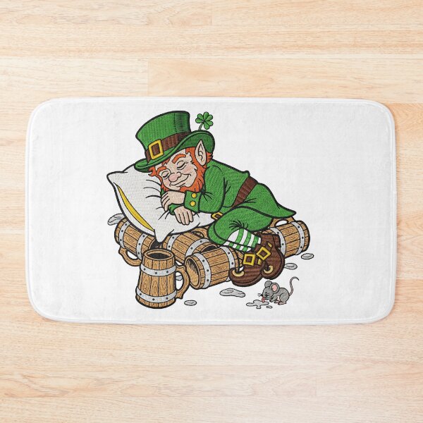 Item preview, Sleeping Leprechaun on Beer Barrels St. Patrick's Day Art designed and sold by TeeARTHY.