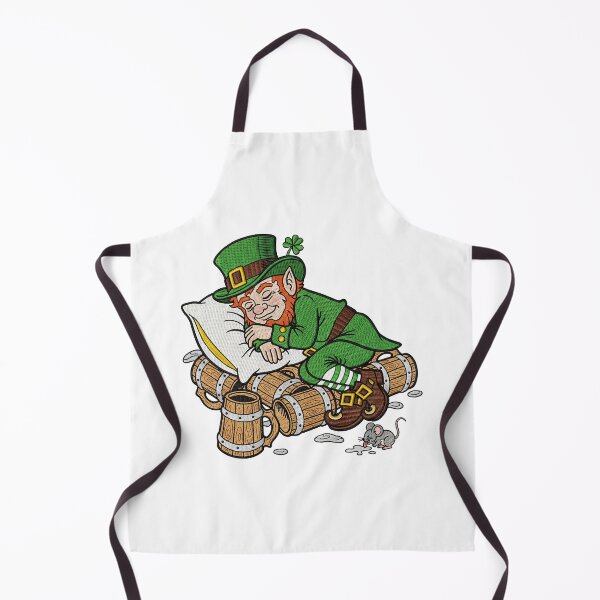 Item preview, Sleeping Leprechaun on Beer Barrels St. Patrick's Day Art designed and sold by TeeARTHY.