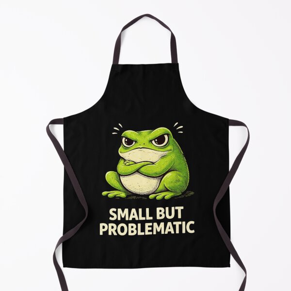 Item preview, Small But Problematic Funny Cute Frog Meme Design designed and sold by Tropivaro.