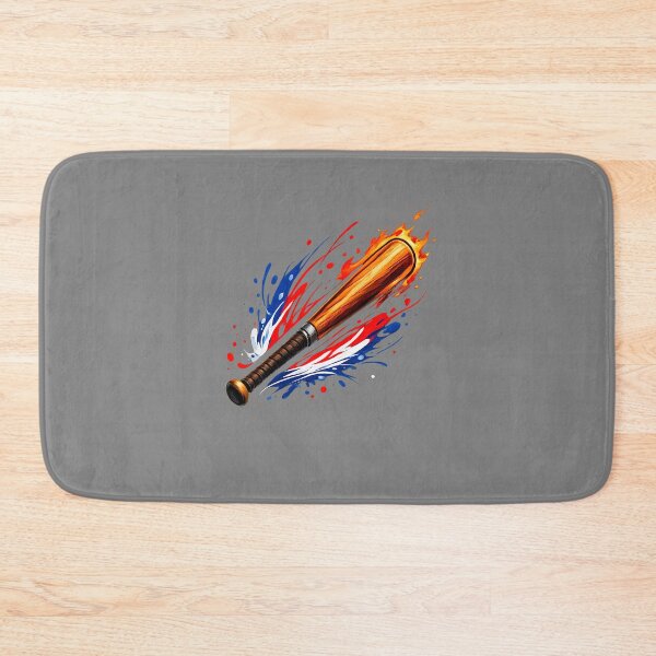 Item preview, Flaming Baseball Bat Paint Splash designed and sold by Text2tee.