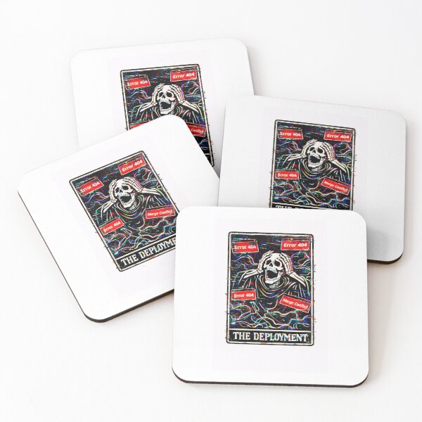 Item preview, The Deployment Tarot Card - Funny Software Engineering Stress Gift designed and sold by ByteAndBones.