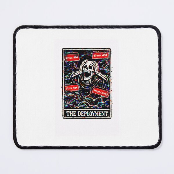 Item preview, The Deployment Tarot Card - Funny Software Engineering Stress Gift designed and sold by ByteAndBones.