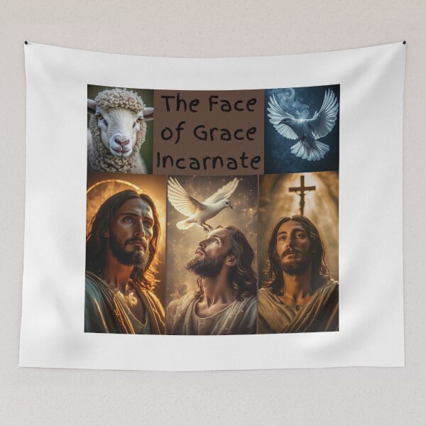 Item preview, The Face of Grace Incarnate design 1 color theme 1 designed and sold by AuthorTimothyVirge.