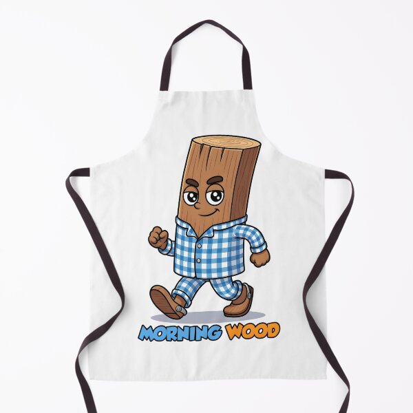 Item preview, Morning Wood Pun Cartoon Log in Pajamas designed and sold by TshirtsOnline-.