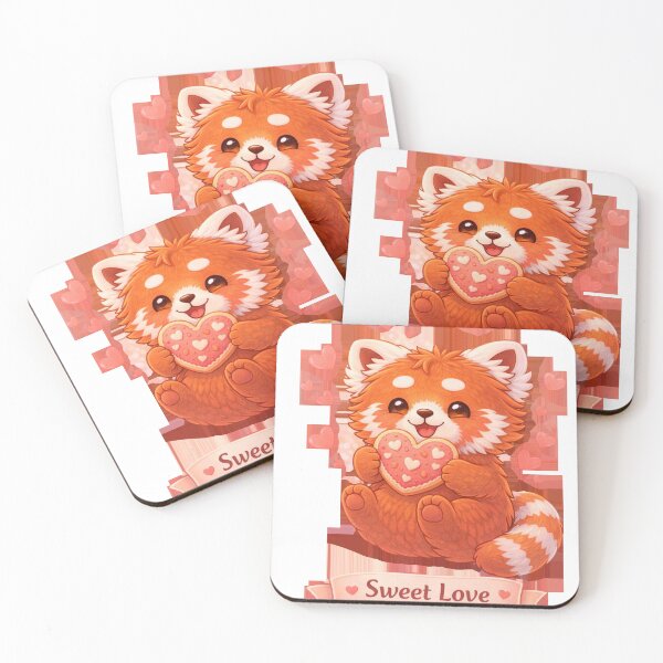 Item preview, Sweet Love – Red Panda designed and sold by Creative and Humorous Arts.