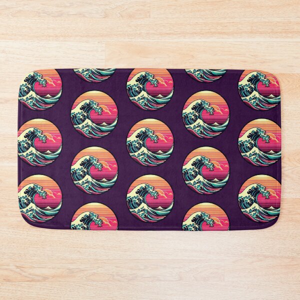 Item preview, Cyberpunk Sea – Surreal Wave Emblem designed and sold by Dogandesighn.