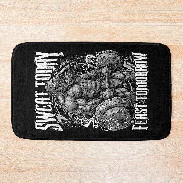 Item preview, Viking Gym Sweat Today Feast Tomorrow Funny Norse Deadlift designed and sold by GrandeDuc.