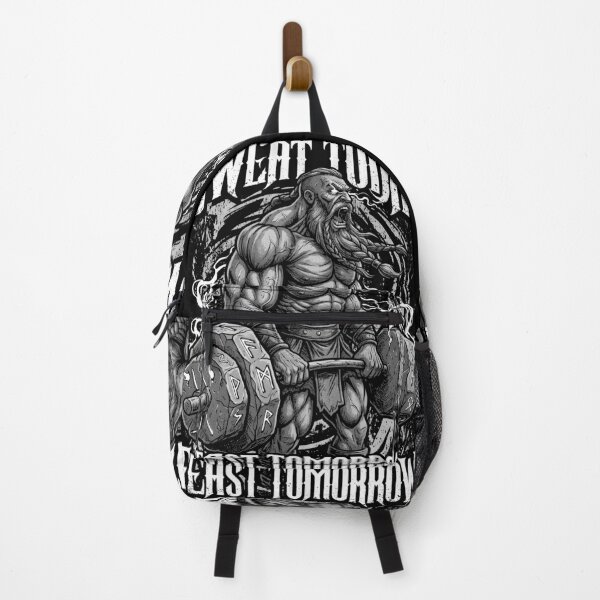Item preview, Viking Gym Sweat Today Feast Tomorrow Funny Norse Deadlift designed and sold by GrandeDuc.