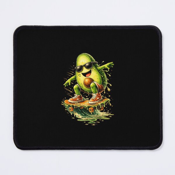 Item preview, Funny Avocado Skateboarding Drip Cute Melting Cartoon Fruit Streetwear Design designed and sold by bilal sibgui.