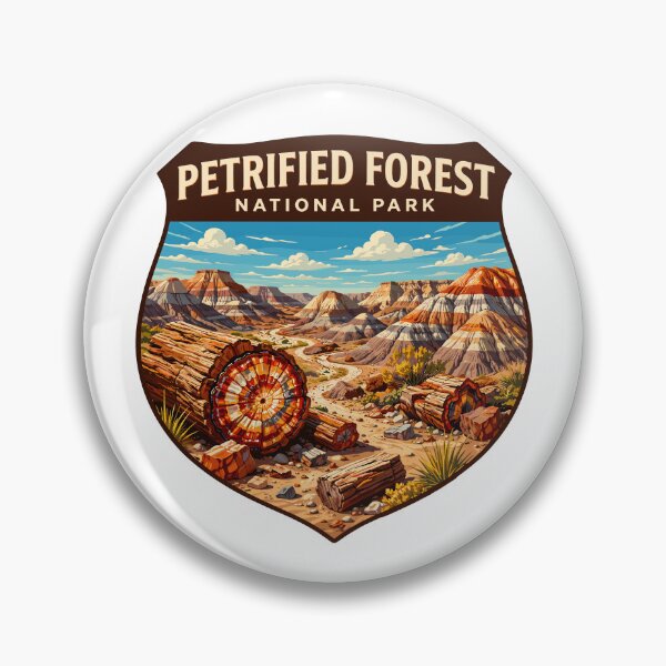 Item preview, Petrified Forest National Park Arizona Retro Design designed and sold by Gideon Emmerich.