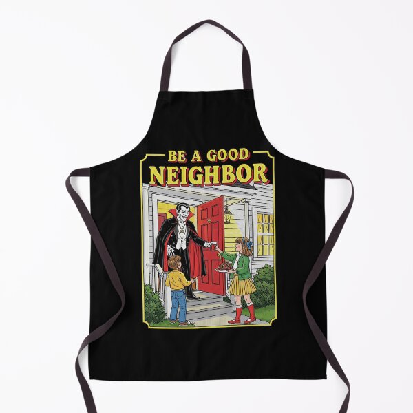 Item preview, Be A Good Neighbor Vampire and Kids Retro Horror Parody designed and sold by TeeARTHY.