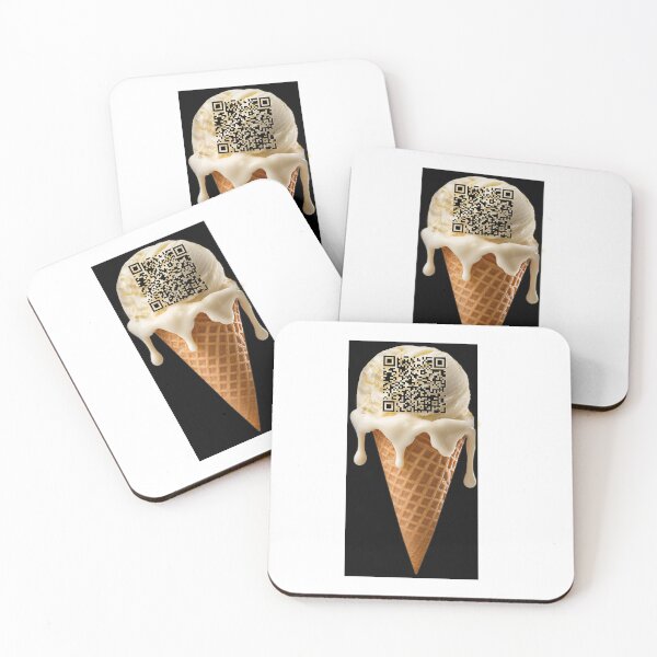 Item preview, vanilla cone QR CODE designed and sold by BIGPIX91011.