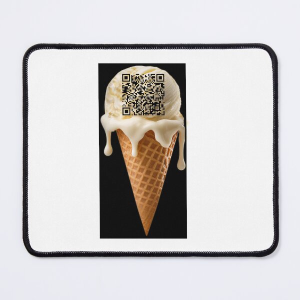 Item preview, vanilla cone QR CODE designed and sold by BIGPIX91011.