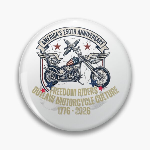 Item preview, El legado motero del 250 aniversario de Estados Unidos: Diseño de la cultura  de los Freedom Riders designed and sold by VibranPalette.