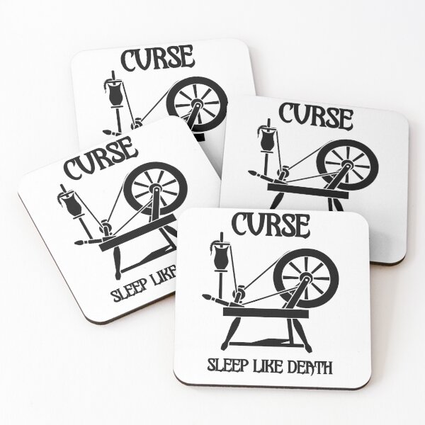 Item preview, Curse – Sleep Like Death Spinning Wheel Dark Fairytale Design designed and sold by inallusha.