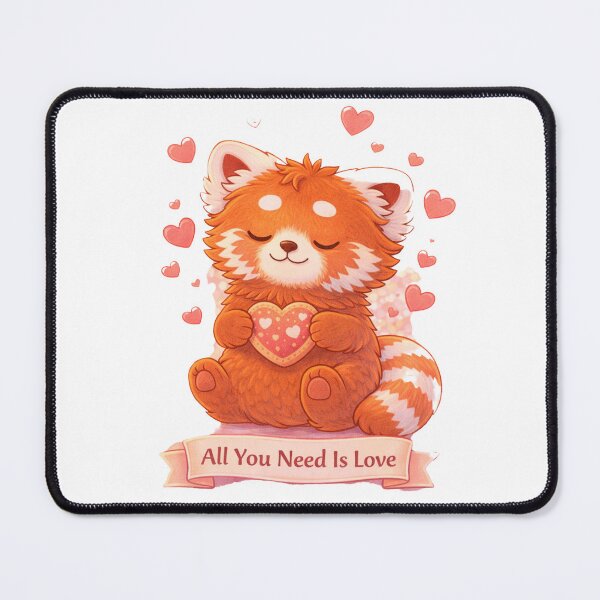 Item preview, All You Need Is Love – Red Panda designed and sold by Creative and Humorous Arts.