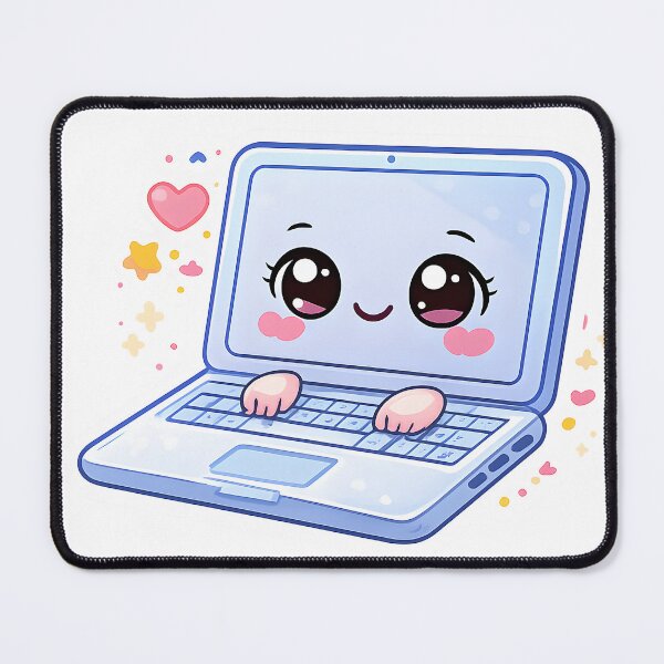 Item preview, Kawaii Computer Character – Cute Tech Sticker designed and sold by DesignEG.