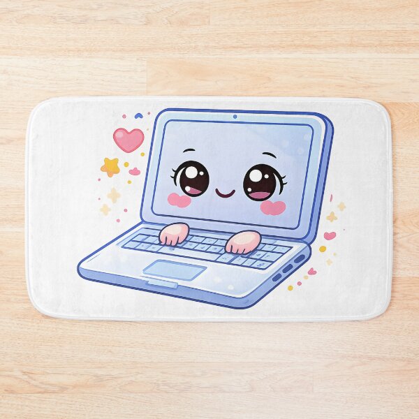 Item preview, Kawaii Computer Character – Cute Tech Sticker designed and sold by DesignEG.