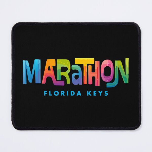 Item preview, Marathon Florida Keys Retro Typographic Design designed and sold by Futurebeachbum.
