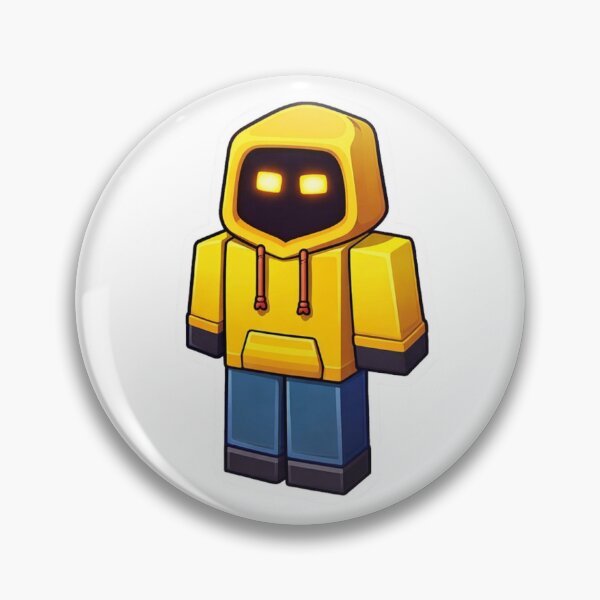Item preview, Blocky Hoodie Character Gamer Aesthetic Sticker designed and sold by GiggleGlyphsX.