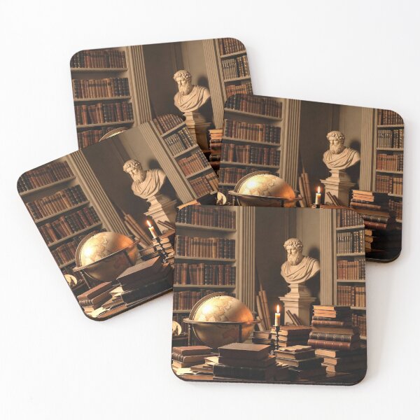 Item preview, Scholar Study Room — Dark Academia Interior Art designed and sold by semenol.