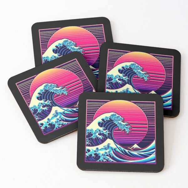Item preview, Retro Wave – Japanese Art Fusion designed and sold by Dogandesighn.