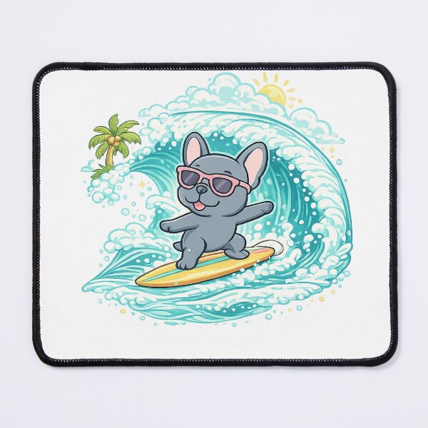 Item preview, French Bulldog Surf designed and sold by VagalumeCouture.