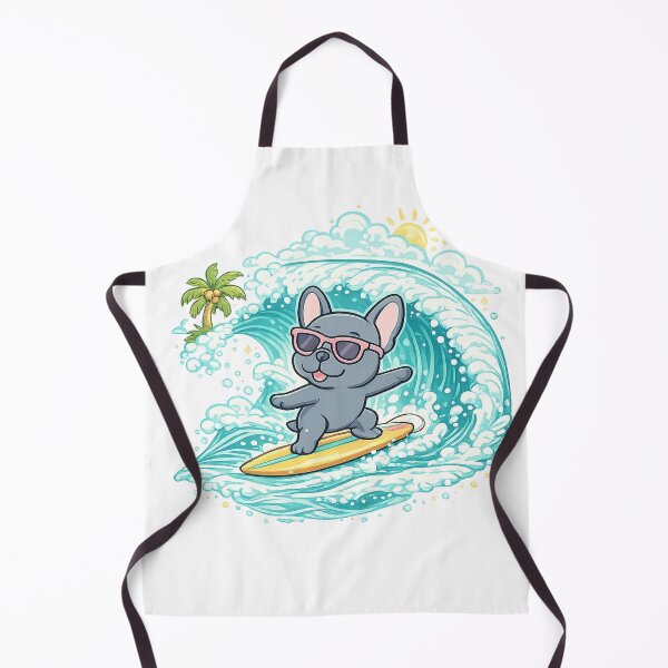 Item preview, French Bulldog Surf designed and sold by VagalumeCouture.