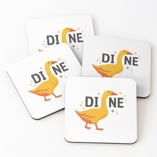 Item preview, Vintage Goose Dine Typography — Rustic Farmhouse Style Kitchen designed and sold by Colorful-Garden.
