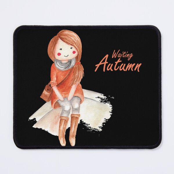 Item preview, Waiting For Autumn - Cozy Girl Aesthetic Art designed and sold by Mini Pixel Perfect Co..