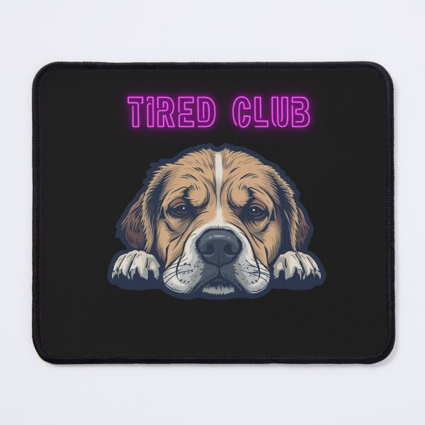 Item preview, Tired Club Dog Funny Sad Puppy Meme Shirt designed and sold by GigaFactory.