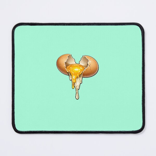 Item preview, Cracked Egg Yolk Drip – Minimal Aesthetic Sticker Design designed and sold by CreativeSatyaprabh.